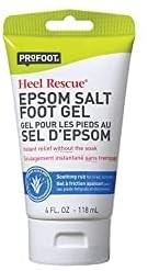 Heal&Rescue Epsom Salt Foot Gel, 4 Ounce, Soothing Relief for Painful, Tired, Aching Feet, Ditch the Foot Bath for Instant Relief (4 Fl Oz (Pack of 1))