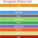 Grosgrain Ribbon 3/8 inch 20 Colors 5 Yards/Roll, Total 100 Yards Per Package for Christmas Tree, Wreath Decorations, Bow Making, Gift Wrapping, Flower Bouquet