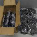 12PCS Metal Garden Hose Guide Spike, Hose Guides for Garden Heavy Duty, Cast Iron Garden Hose Guides for Outside, Rustproof Coated Hose Guide Stakes for Lawn & Yard, Plant & Flower Bed Protection