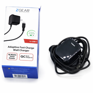 ZGEAR Adaptive Fast Charge Wall Charger – 18W USB-C Fast Charging with QC 3.0