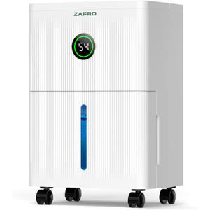 ZAFRO 1600 Sq.Ft Dehumidifiers for Home and Basement with Drain Hose, Ultra Quiet 41dB, Energy Saving Max 21 Pints Dehumidifier with Auto or Manual Drainage, Auto Defrost, Three Modes, Dry Clothes