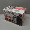 BLACK+DECKER 2-Slice Toaster, TR1278BD, Extra Wide Slots, 7 Shade Settings, 850 Watts, Frozen and Bagel Buttons