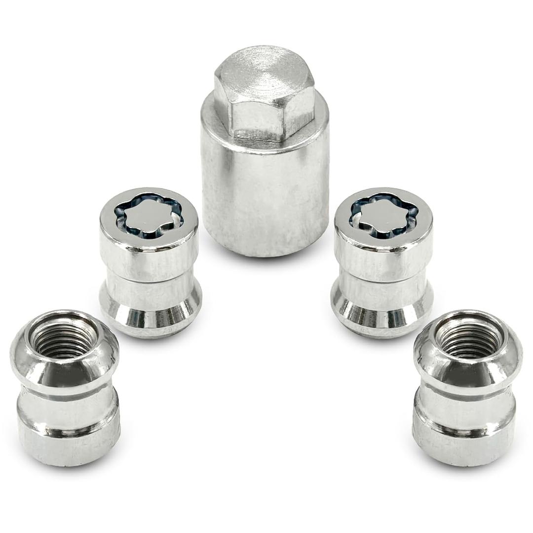 Wheel Lock Lug Nut Set Fit for Honda CR-V 2007-2025 Civic 2016 Accord 2008-2012 Alloy Wheel Lock 4Pcs Replace# 08W42-SCV-101,08W42-SCV-102,08W42-SCV-100, PREO-CV3-066, PREO-HRV-045, PREO-INS-055 Wheel Lock Lug Nut Set Fit for Honda CR-V 2007-2025 Civic 2016 Accord 2008-2012 Alloy Wheel Lock 4Pcs Replace# 08W42-SCV-101,08W42-SCV-102,08W42-SCV-100, PREO-CV3-066, PREO-HRV-045, PREO-INS-055