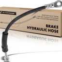 A-Premium Rear Driver or Passenger Brake Hydraulic Hose Compatible with Select Mazda Models - 3 2014-2016, 6 2014-2015