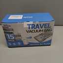 15 Packs Vacuum Bags for Travel with Rechargeable Pump, 3 Sizes Vacuum Seal Bags for Clothing, Compression Vacuum Travel Bags for Luggage, Vacuum Packing Bags for Closet Organization