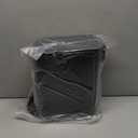 Cesun Small Bathroom Garbage Can with Lid Soft Close, Step Pedal, 6 Liter / 1.6 Gallon Stainless Steel Garbage Can with Removable Inner Container, Anti-Fingerprint Finish (Matt Black)