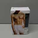 Calvin Klein Men's Cotton Classics 3-Pack Knit Boxer (Medium, Black, Grey Heather, White)