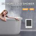 CSC151TW Electric Wall Heater (Model: CSC151TW, Part: 67509) - 5120 BTU, 120V, Built-in Thermostat, Ultra-Quiet, White for Medium Rooms