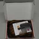 REECHO Clip in Hair Extensions, 4PCS Hair Extensions 14" Short Wavy Invisible Lace Weft Natural Soft Hairpieces for Women  Ash Blonde with Highlights