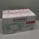 The Honest Company Clean Conscious Diapers for Delicate Skin | Up to 100% Leakproof | Hypoallergenic, Fragrance Free | Girl Prints | Club Box, Size 1 (8-14 lbs), Count of 78 