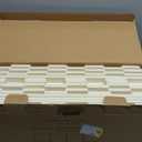 3 Sprouts Baby Foam Play Mat - Soft Foam Floor Tiles for Kids with Interlocking Puzzle Mats for Toddler Playroom - Safe 100% EVA Pads, Non-Toxic Waterproof Playmat - Cream