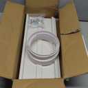 Portable AC Window Vent Kit - Complete Air Conditioner Window Kit, Adjustable PVC Window Seal Kit Panels Up to 60 Inches, for Universal Thread AC Exhaust Hose of 5.1" and 5.9" Diameter