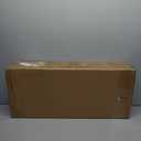 1Easylife Narrow End Table Set of 2, Solid Wood Sofa Side Table with 2-Tier Storage Shelf, Tall Slim Bedside Table Nightstand for Living Room, Bedroom, Black