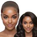 Max Lace Wig Caps For Women Non Slip Lace Front - Breathable Adjustable Wig Grip Cap For Glueless Wigs Securely in Place, Wig Reusable HD Lace Cap with Headband, One Size Fits Most (Brown)