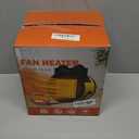 Buyplus Outdoor Heaters for Patio, 1500W Electric Garage Heater with 90Adjustable Angle, Overheat Protection & 2S Fast Heating, Greenhouse Heater for Patio, Garage, Greenhouse, Indoor Outdoor, Yellow