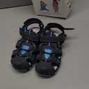 Apakowa Kid's Boy's Soft Sole Close Toe Sport Beach Sandals (Toddler/ Little Kid) (Color : Blue, Size : 11 M US Little Kid)