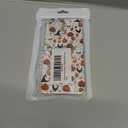 Ricin Relun Autumn Fall Leaves Moon Pumpkin Pattern Case for iPhone 16 Pro Max, Retro Halloween Funny Pumpkin Case for Girls Women Men, Unique Trendy TPU Bumper Cover