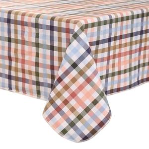 Heavy Duty Vinyl Tablecloth with Flannel Backing Waterproof Oil-Proof Plastic Table Cloth Stain-Resistant Wipeable Rectangle or Square Table Cover for Indoor and Outdoor (Color Checkered,52x70 Inch)