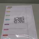 Monday Start Weekly Planner for Fridge, Magnetic Dry Erase Calendar