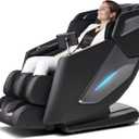 4D Massage Chair, Full Body Massage Chair, Zero Gravity Recliner w/ Intelligent Voice Control, 53.14" SL Track, Electric Calfrest Extension, 12 Auto Modes, USB Type-C, Bluetooth Speaker, TFT Screen