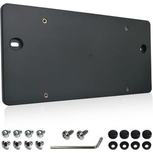 Aootf Rear License Plate Holder Bracket for Audi Q5 Q7 A3 A5 A8 Quattro, Bumper Tailgate Trunk Car Tag Frame Mounting Kit, Replaces: 8T0827113A01C, 8V5827113B9B9