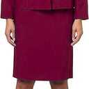 Le Suit Women's Ruffle Front Blazer & Skirt, 2pc Set, 10