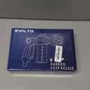 Garden Hose Nozzle, High Pressure Hose Spray Nozzle 8 Way Spray Pattern One-Touch Sprayer for Watering Plants, Lawn, Patio, Car Wash, CleaningShowering Pet (Black)