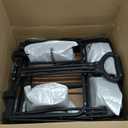 EVLIQUIL Collapsible Foldable Beach Wagon,Folding Wagon Cart with Big Wheels,Utility Grocery All Terrain Wagons carts Foldable with Brakes for Sand Camping Sports Outdoor(Lake Blue).