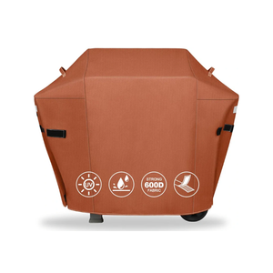 51 Inch Grill Cover for Weber Spirit 300 & Spirit 400 Series Grills, Heavy Duty Waterproof Rip-Proof BBQ Cover & Fade Resistant Covers for Weber Spirit E310, E315, E325, E330, E-425, E-435, Brown