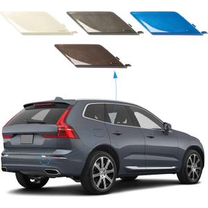 Rear Bumper Tow Hook Cover Fit for Volvo XC60 2018 2019 2020 2021 Towing Eye Cap 31449210 398490342 (Crystal White, Right Passenger Side) Xinpinsai