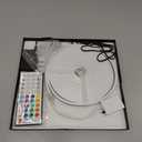 16.4FT Neon Rope Lights,RGB LED Strip Lights,App Control,IR Remote,Music Syncing,Outdoor IP67 Waterproof,Flexible Led Rope Lights,Cuttable,for Bedroom,Gaming,Party,Outdoors Decor