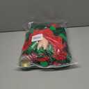 7 Pcs Women Christmas Elf Costume Set Santa's Helper Velvet Dress Xmas Outfit Elf Ears Hat Shoes Belt Socks Bell (XXL)