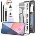 OLED Screen for Samsung Galaxy S20 Plus 5G G986 Screen Replacement for Samsung Galaxy S20 Plus G985 LCD Display Touch Screen Digitizer Assembly Replacement with Tools（with Fingerprint, Black Frame）
