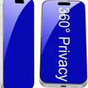 2 Pack for iPhone 17 Pro 360 Degree Privacy Screen Protector Anti spy Tempered Glass Anti blue Light Film 6.3 inch