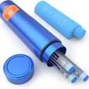 DISONCARE Odyssey 60H 3 Insulin Pens Cooler Travel Case Medication Cooler for Travel TSA Approved Diabetic Insulina EpiPen Carry Case Medicine Bag Ice Pack with Medical Alert Tag(Blue)