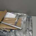 2025 Upgraded VEVOR Folding Walker, 2-Button Quick Fold, 8-Level Height Adjustable with Ergonomic Handles, Lightweight Aluminum Mobility Aid for Elderly & Disabled, Supports 350 lbs