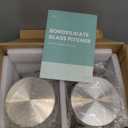 Netany 2 Pack 2 Liters/68 oz Square Glass Pitcher with Lid and Handle for Fridge, Iced Tea and Coffee Carafe Beverage Serveware, Heat Resistant Borosilicate Water Jug for Hot/Cold Drinks and Milk