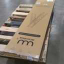 WOA WOA Step Ladder 6 Step Folding, Foldable Tall Ladder with Handrail, Aluminum Stepladder for High Ceilings, Lightweight, Deep Pedals, Anti-Slip Feet, Capacity 300 lbs - Black & Wood Grain