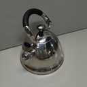 Stainless Steel Whistling Tea Kettle Stovetop - 3.1QT Tea Top Mirror Finish, 304 Stainless Interior, Foldable Handle, Fast Heating for Tea, Coffee & Gifts