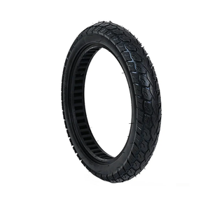 14x2.125 Inch Solid Rubber Tire Puncture Proof Airless Tire Replacement for Electric for Bike Scooter for Bicycle Anti-Flat No Maintenance Smooth Ride Black