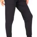 Kcutteyg Womens Joggers with Pockets, Lightweight Quick Dry Athletic Workout Soft Pants for Gym, Yoga, Running, Causal(Black,Small)