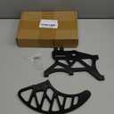 NICECNC Black Rear Brake Disc Guard Protector Dual Caliper Mounting Designed Compatible with Surron light bee X/S/ L1E Compatible with Segway X160 X260 See Fitmnet