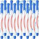 Halloscume 12 Pack Baseball Sport Water Gun Party Favors 15.75 in Summer Water Shooter Gun Toys Blasters for Kids Summer Outdoor Swimming Pool Backyard Beach Games