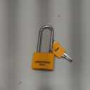 Covered Aluminum Key Lock, Extra Long Shackle Pad Lock with Same Key for Sheds, Storage Unit, School Gym Locker, Toolbox, 12 Pack