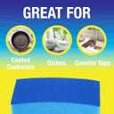 Non-Scratch Odor Resistant Scrub Sponge, Multi-Purpose Sponge for Kitchen and Household, Safe for Non-Stick Cookware (24 sponges)