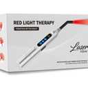 Infrared Red Light Therapy Device for Joints & Muscles Pain Relief, 460:630:660:850:900nm Cold Sore Canker Fever Treat, Portable Near Infrared Wand for Face & Body Mouth Nose Effective 2 in 1 Modes (Black)