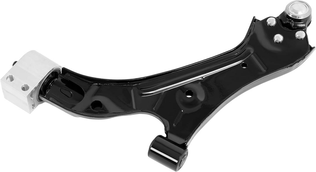 Front Right Lower Control Arm Compatible with 2010-2017 Chevy Equinox GMC Terrain Replacement for 20945780 Steel Electrophoresis PowderCoated Black Passenger Side