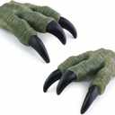 Liberty Imports 2 Pack: Dinosaur Claws Toys Oversized Dino Velociraptor Rubber Realistic Jurassic Claws for Kids Cosplay Roleplay Costume Accessories