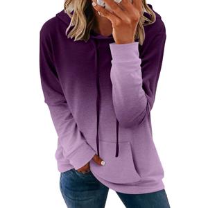 MODARANI Womens Pullover Hoodies Teen Girls Fashion Hooded Sweatshirt Womans Fall Tunic Top (S)