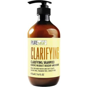 Clarifying Shampoo - Sulfate Free Deep Cleansing for Oily Scalp Treatment - Buildup and Excess Oil Remover - Salon Professional Paraben Free Formula - For Women and Men - Ideal for Swimmers - 16 Fl Oz